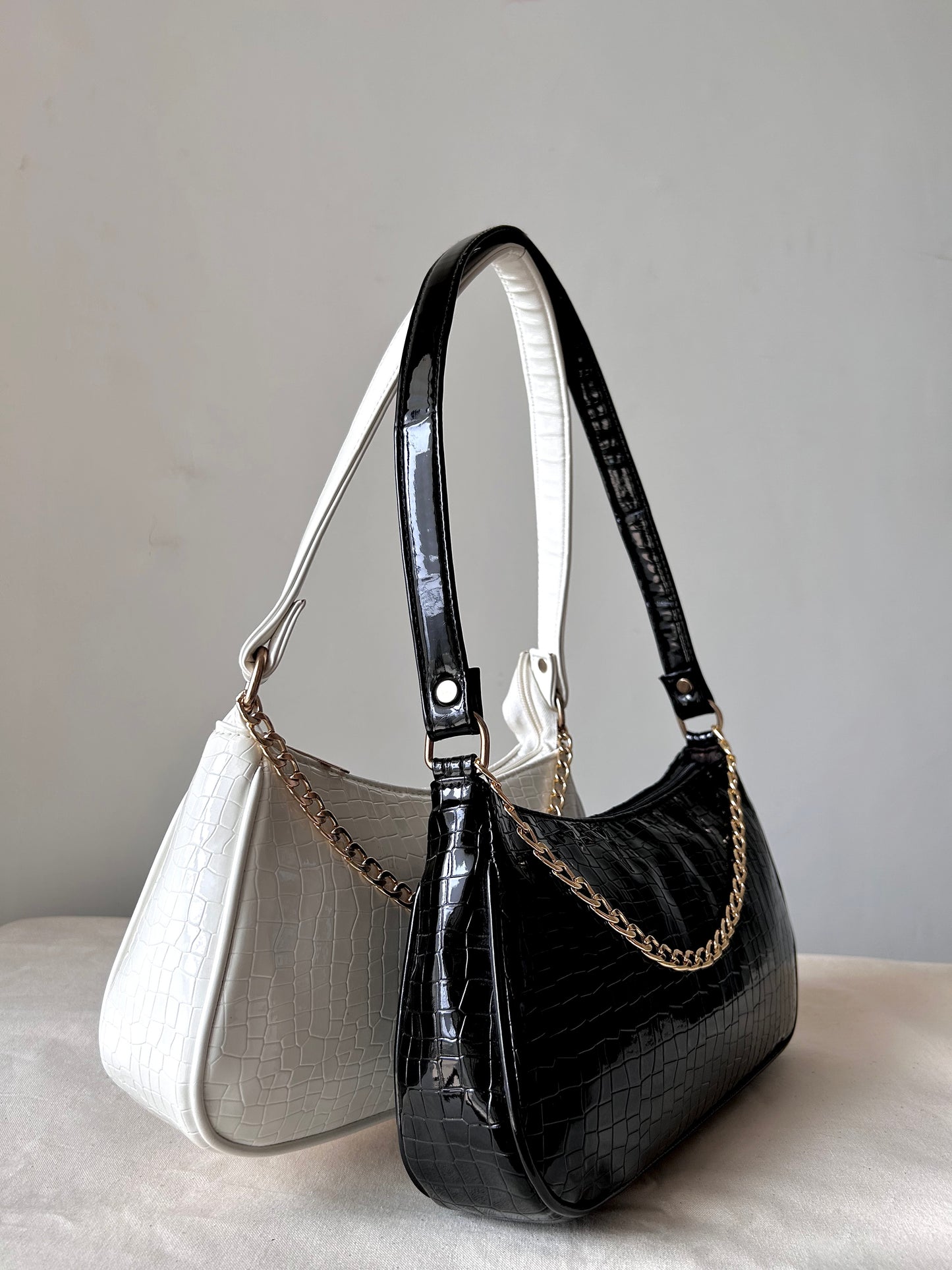 Chic Ivory Elegance Handbag