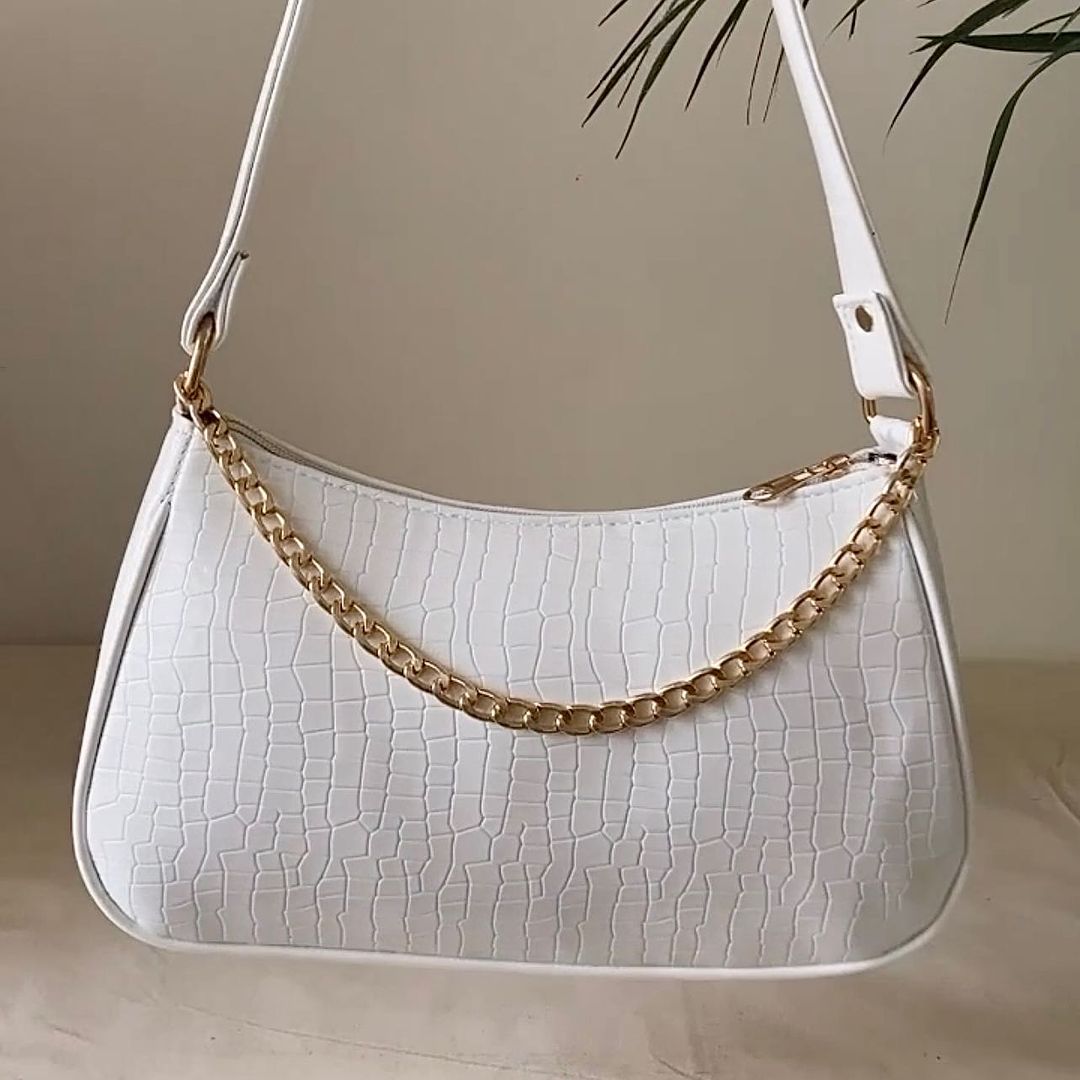 Chic Ivory Elegance Handbag